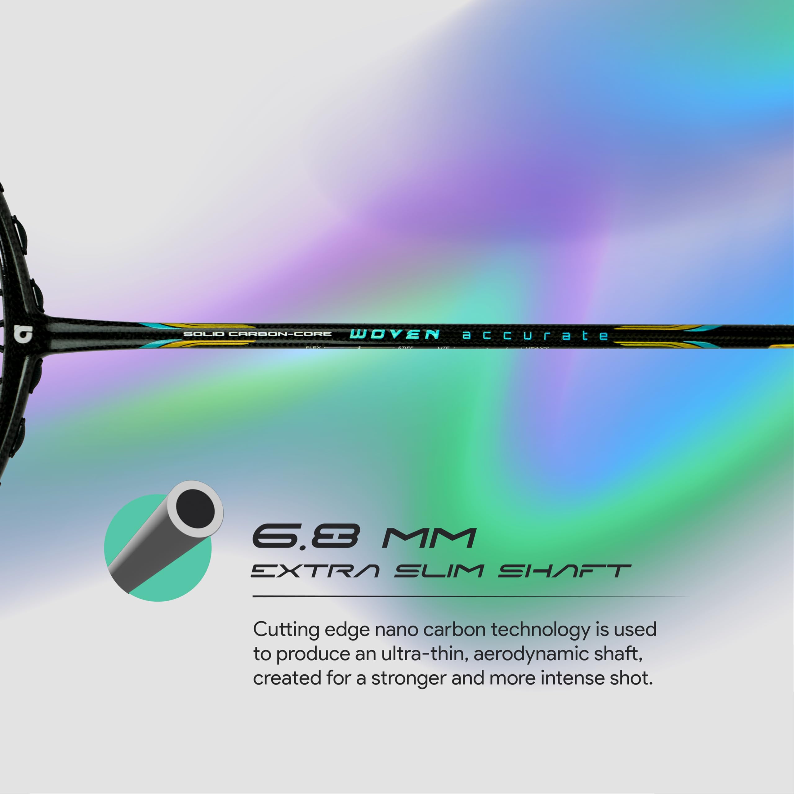 Buy Apacs Woven Accurate Professional Badminton Racket | 30T Solid